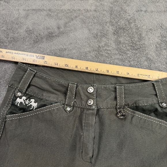 Blakely Full Seat Breeches Gray Size Womens 28 JPC Equestrian Suede Seat - Picture 7 of 12